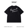 SDSA男装2026新款小字母签名印花短袖T恤简约宽松圆领休闲上衣 商品缩略图4