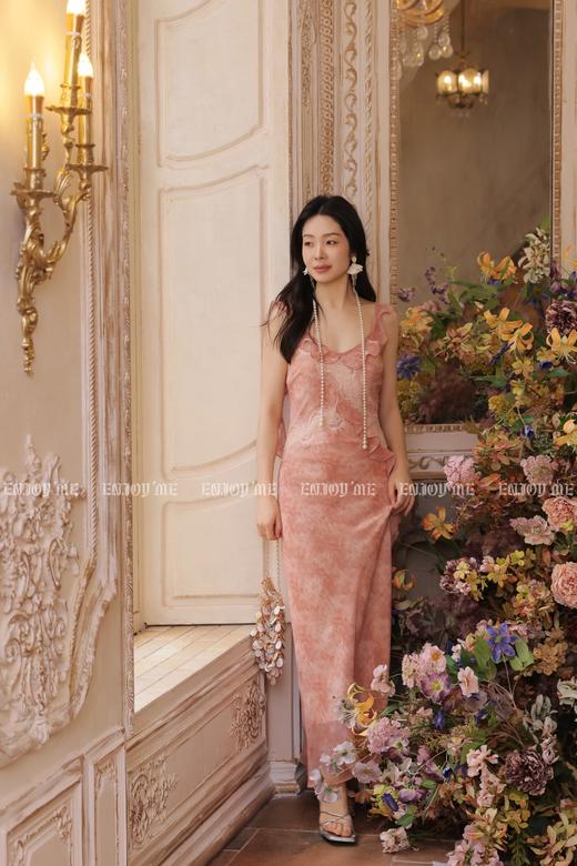 【门店同款】ENJOY夏季琉璃紫烟飘带长裙 170745558 商品图7