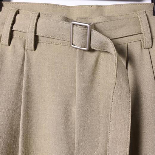 SDSA男装2026新款高贵轻奢美式复古腰带褶皱垂感西装短裤百搭宽松 商品图2