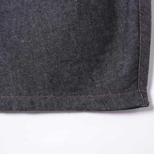 SDSA男装2026新款高贵轻奢高街设计纯色明线直筒牛仔裤百搭上衣 商品图3