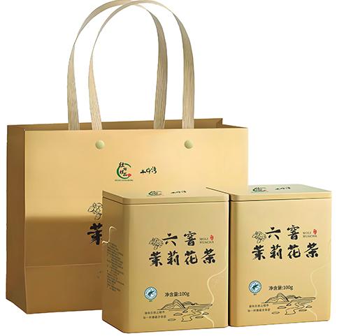 壮乡桂品 六窨茉莉花茶100g/罐*2罐/组 商品图0