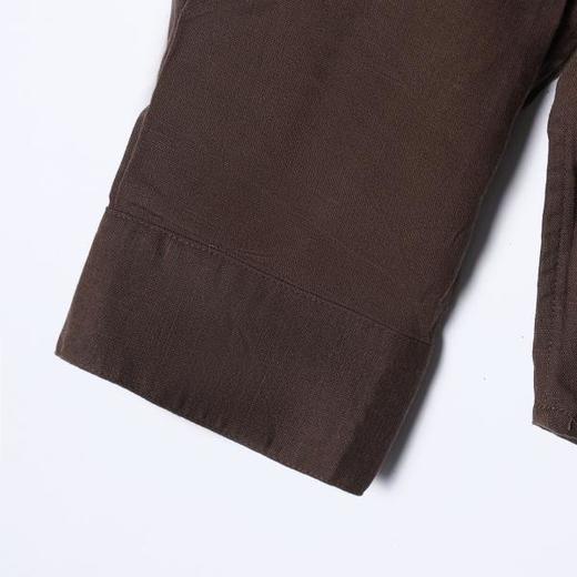 SDSA男装2026新款高贵轻奢潮牌复古亨利领宽松长袖衬衫 商品图2