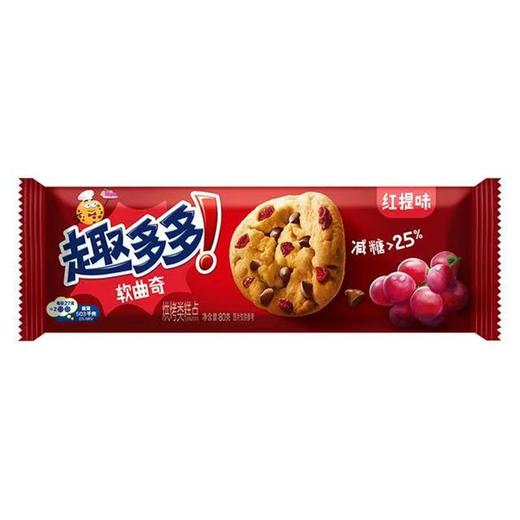 趣多多80g精选红提口味软曲奇 商品图0