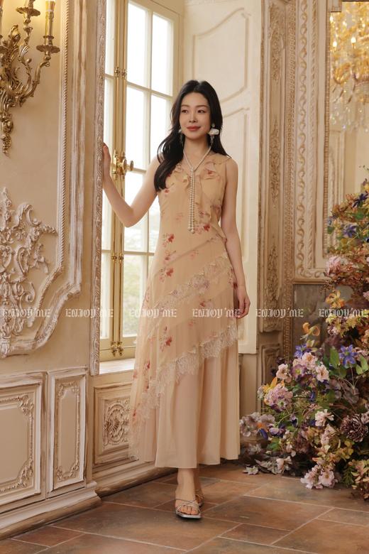 【门店同款】ENJOY夏季蕾丝叠影无袖裙 171293071 商品图1