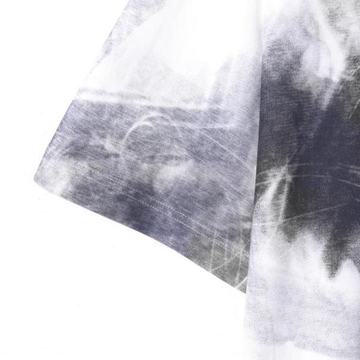 SDSA男装2026新款高贵轻奢潮牌简约晕染撞色印花圆领短袖T恤百搭 商品图3