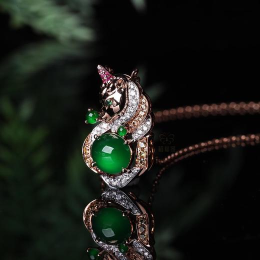 【心有灵犀】满绿独角兽项链GZ12512003 商品图3