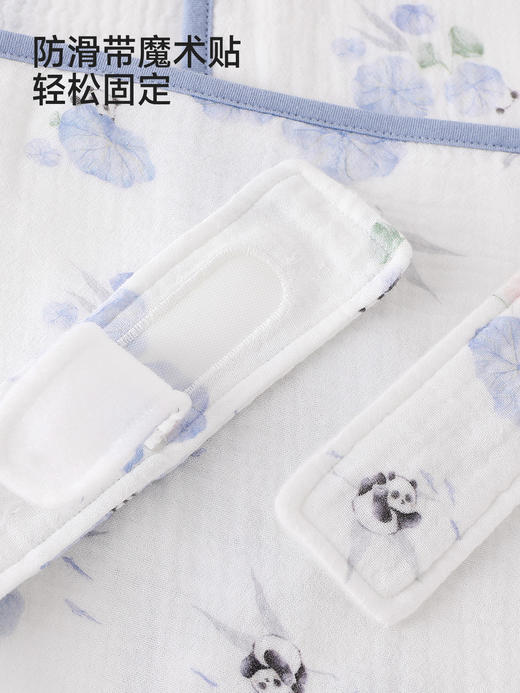 英氏婴儿抱被新生儿包单宝宝春夏莫代尔纱布抱毯新款YEBAJ1S007A 商品图4