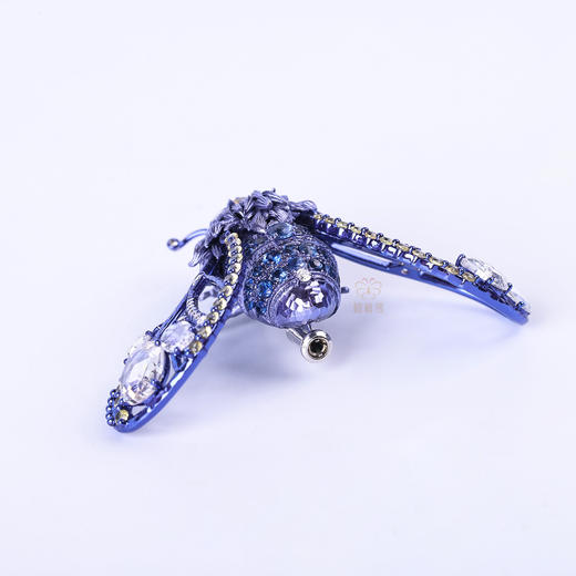 【花间使者】蓝宝石飞蛾胸针G2603108 商品图2