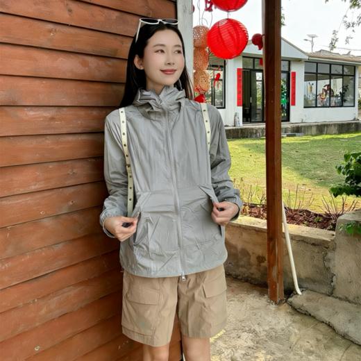 BHOVKEM 情侣款轻薄冰丝防晒衣  男女同款 自带冰丝肌理 上身体感降温 告别防晒衣闷热黏腻 轻薄如纱 贴肤不扎身 商品图11