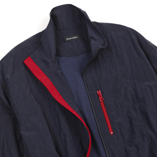 ROMI STUDIO“轻盈无物”褶皱感轻薄户外休闲拉链外套RWDRWU1693 商品图2