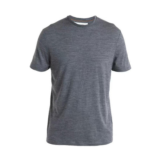 43-1 渠道圆正 炒鸡炒鸡好穿 亲肤垂坠 舒爽透气 微米极细羊毛 男士短袖T袖 老朱穿L 商品图5