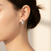 【宏艺珠宝】流云扣·银s925耳饰 商品缩略图2