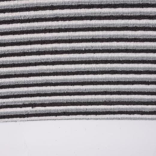 SDSA男装2026新款轻奢美式复古撞色领肌理感条纹宽松短袖T恤百搭 商品图4