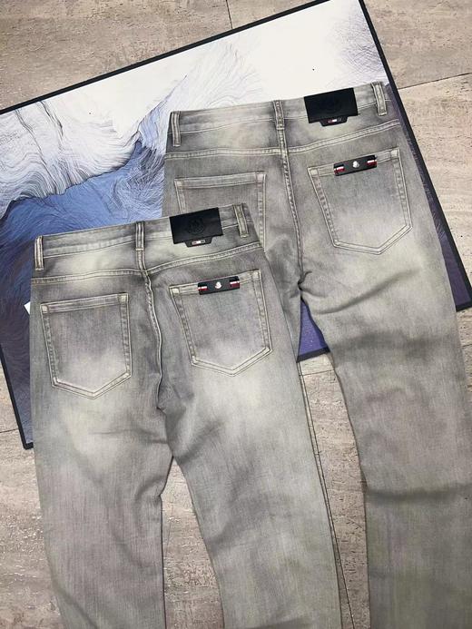 F040309春夏新款复古做旧风柔软舒适休闲百搭薄款牛仔裤长裤 商品图2