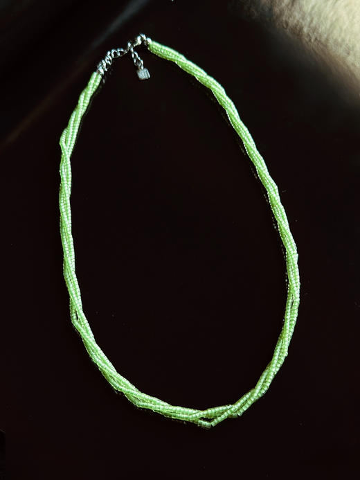 春日绽放 | 天然绿松石 青金石 橄榄石彩宝项链 商品图10