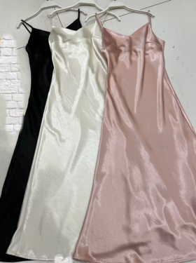 【门店同款】ENJOY春季气质亮面吊带裙 161849187