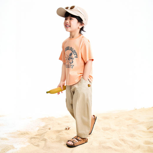 【实体店同款】男童圆领短袖针织衫夏季新款安奈儿童装XB621173 商品图5