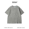 SDSA男装2026新款高贵轻奢美式简约立体条纹圆领短袖T恤百搭时尚 商品缩略图0