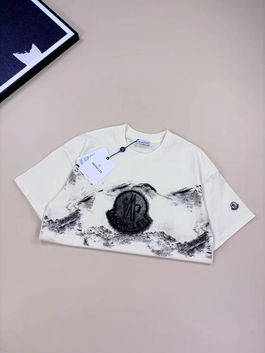 F040315夏季新款复古字母刺绣男女同款时尚百搭舒适亲肤短袖T恤 商品图7