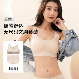 优选丨【两套装】草本内衣套装 反重力提拉聚拢无钢圈收副乳套装组合 2269