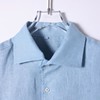 SDSA男装2026新款轻奢日系简约纯色亚麻短袖衬衫百搭透气舒适上衣 商品缩略图4