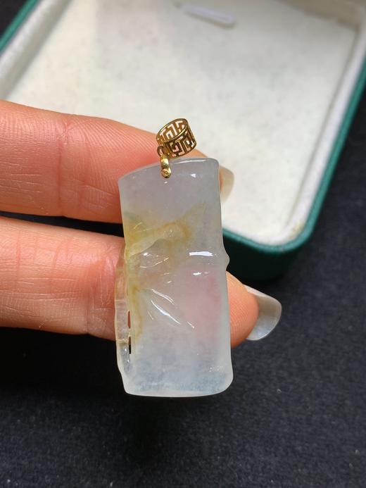 竹节翡翠吊坠 商品图2