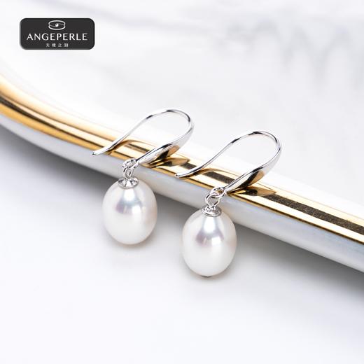 天使之泪女王之星淡水珍珠珈白丽珍珠项链送吊坠+戒指+耳环 SYJ42 商品图3