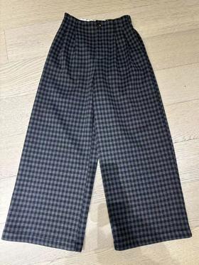 【门店同款】ENJOY冬季格子阔腿裤 160357682