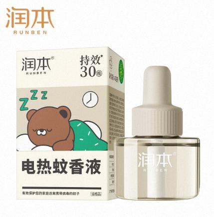 润本电热蚊香液无香型电蚊香液防蚊液驱蚊液驱蚊水45ml 商品图7