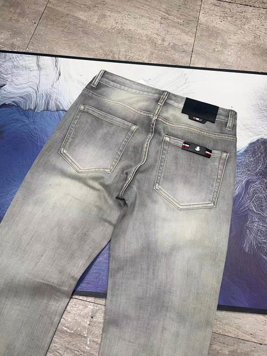 F040309春夏新款复古做旧风柔软舒适休闲百搭薄款牛仔裤长裤 商品图5