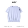 SDSA男装2026新款高贵轻奢老钱风纯色针织圆领短袖T恤百搭时尚 商品缩略图0
