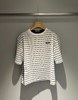 女款条纹双面穿短袖T恤ba017 商品缩略图0