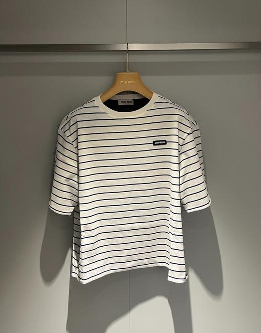 女款条纹双面穿短袖T恤ba017 商品图0