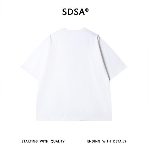 SDSA男装2026新款高贵轻奢美式复古星星烫钻短袖宽松圆领 T 恤 商品图4