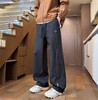 F040301春款新款魔术贴男士休闲工装暗格子双口袋宽松舒适直筒冲锋裤 商品缩略图3