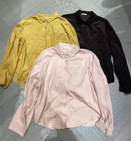 【门店同款】ENJOY冬季韩系灯芯绒衬衣 167997851 商品图0