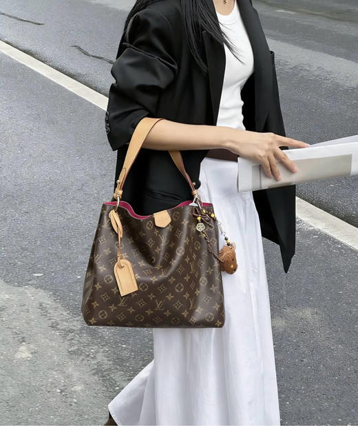 LV Graceful 老花 中号 单肩斜挎包 商品图2