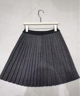 【门店同款】ENJOY冬季miu风细闪百褶裙 168244009