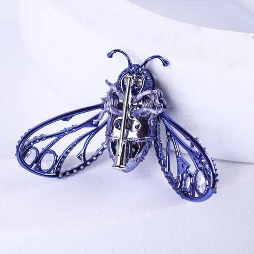 【花间使者】蓝宝石飞蛾胸针G2603108 商品图6