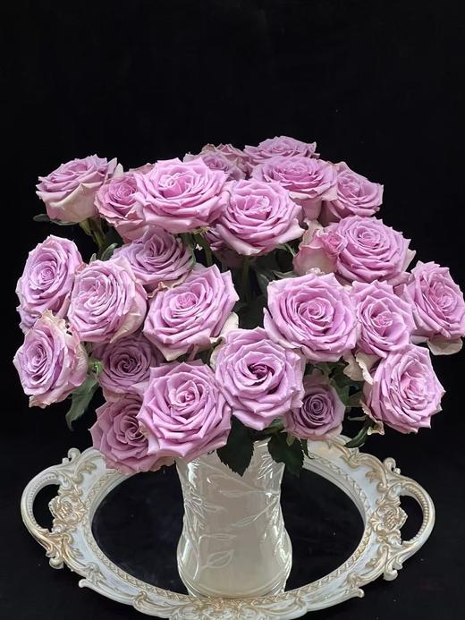 紫色多头玫瑰10枝 商品图1
