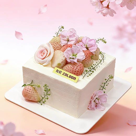 白雪草莓轻乳芝士 商品图0