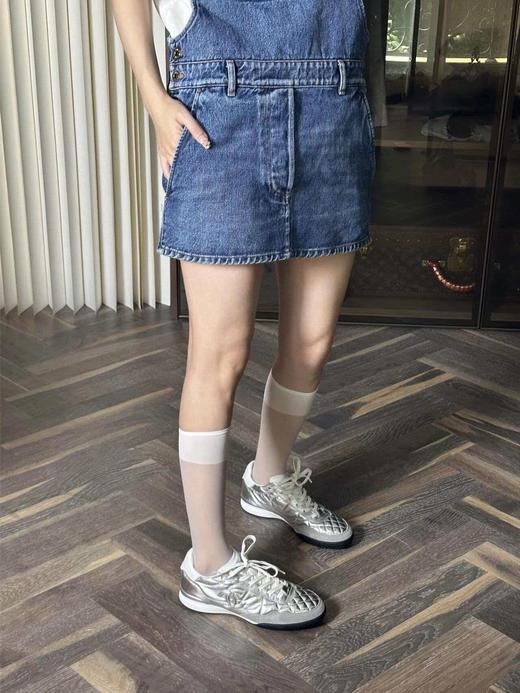 香奈儿 小香圆头系带平底德训鞋 商品图4