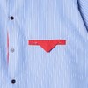 SDSA男装2026新款高贵轻奢潮牌复古风撞色竖条纹宽松短袖衬衫 商品缩略图3