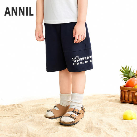 【实体店同款】男童全腰中裤夏季新款安奈儿童装XB626188 商品图1