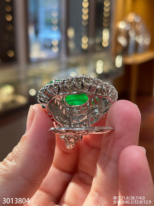 老坑高冰艳绿佛公吊坠【3013804】具体价格微信咨询 商品图7