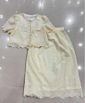 【门店同款】ENJOY夏季重工蕾丝裙套装 162280535
