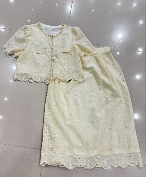 【门店同款】ENJOY夏季重工蕾丝裙套装 162280535 商品图0