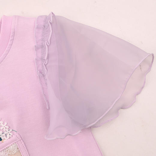 棉果果夏季新品女童纯棉短袖T恤M222140226316 商品图3