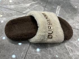 【门店同款】ENJOY冬季字母毛毛拖鞋 159865372