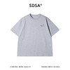 SDSA男装2026新款小字母签名印花短袖T恤简约宽松圆领休闲上衣 商品缩略图0
